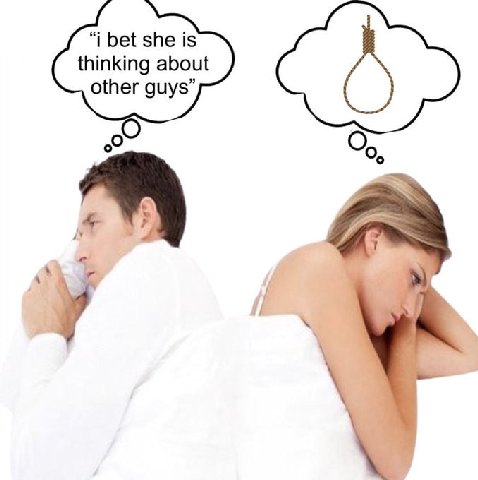“i bet she is thinking about other guys” у