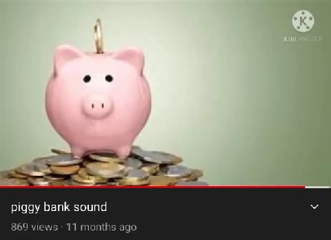 piggy bank sound У