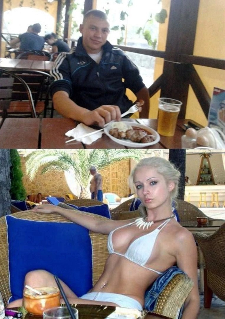 нахема в летней кафешке