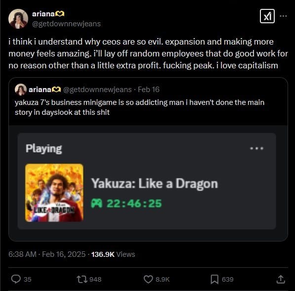 ithink why ceos are so evil. expansion and making mare money {2615 amazing. off random employees that good werk for othe: than a extra profit. fucking реак. love capitalism уахиха bus is so done the m