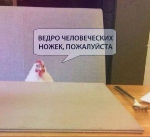 ВЕДРО ЧЕЛОВЕЧЕСКИХ НОЖЕК, ПОЖАЛУЙСТА