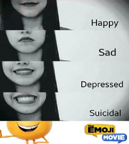 Нарру Sad Depressed Suicidal Ёмол