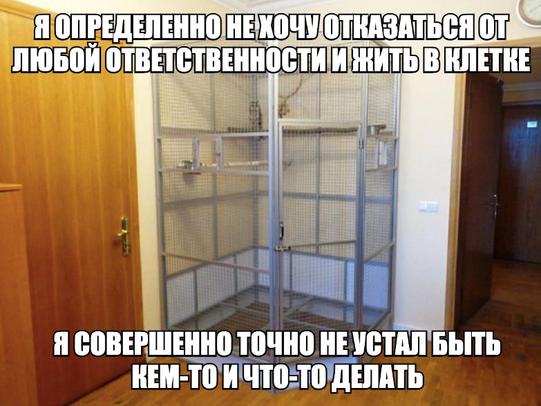 Я ОПРЕДЕЛЕННО! HE'XOUY OTRAS ЛЮБОЙ И Я СОВЕРШЕННО ТОЧНО HE УСТАЛ БЫТЬ КЕМ-ТО И ЧТО-ТО ДЕЛАТЬ