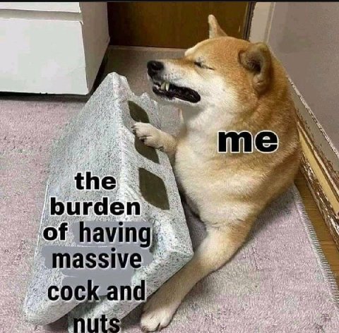 the burden: of having; ‘Massive coc 4.