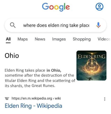 Google where does elden ring take place 8 News Videc All Maps Images Shopping Ohio Elden Ring takes place in Ohio, sometime after the destruction of the titular Elden Ring and the scattering of its sh