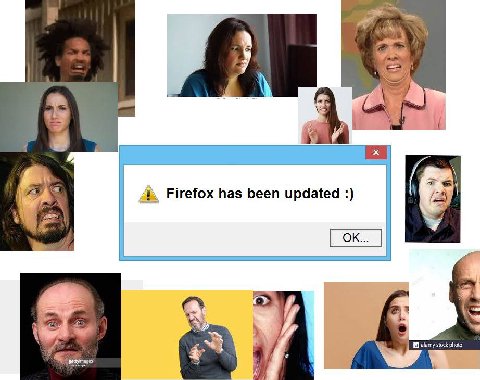 5 у Firefox has been updated С alamy stock photo
