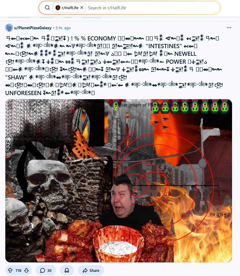 О in r/HalfLife u/PlanetPizzaGalaxy 5 ago ECONOMY 00 5$ “INTESTINES” 500 NEWELL 5 palo 0 POWER Ten "ЗНАМ/" UNFORESEEN of Yee у 1 4 4 4 a 3 a (1 <a у A 3 30 А» Share