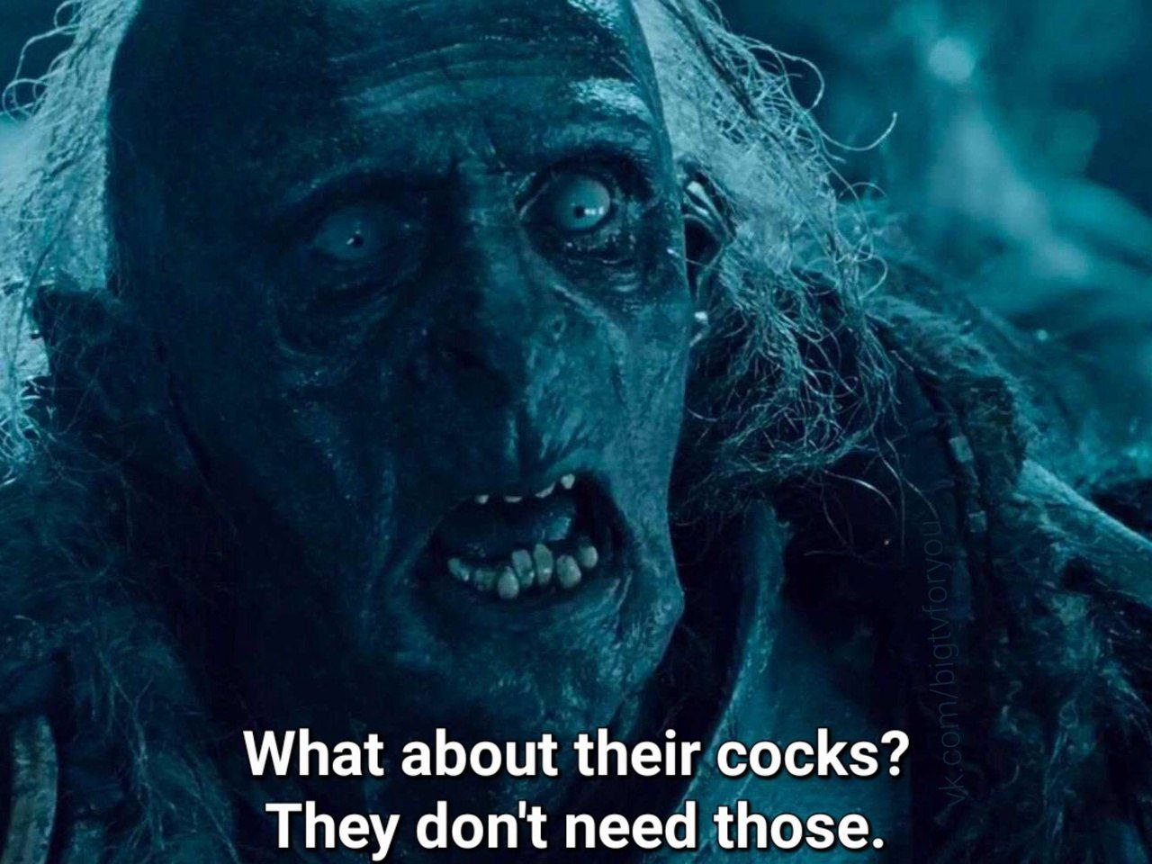 What about their cocks? They don't need those.