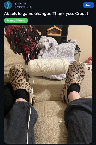 Join Absolute game changer. Thank you, Crocs! Funny/Meme
