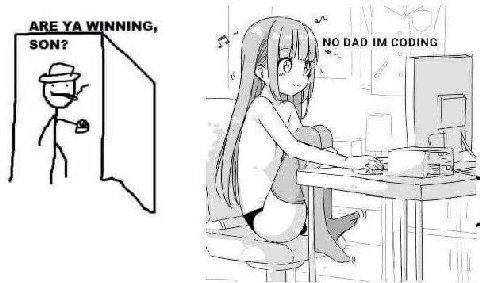ARE WINNING, SON? NO DAD CODING Vor