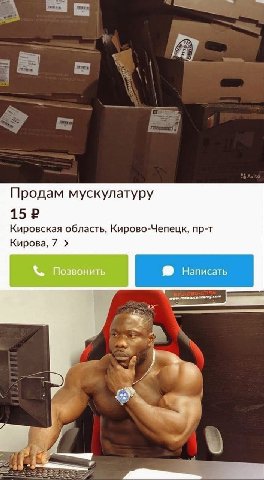 Продам мускулатуру 15 Кировская область, Кирово-Чепецк, пр-т Кирова, 7