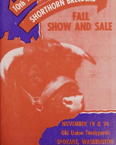 SHOW AND SALE NOVEMBER 19 20 Old Union Siockyards WASHINGTON:
