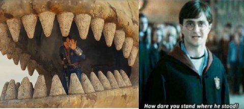 How dare you stand where he stood!