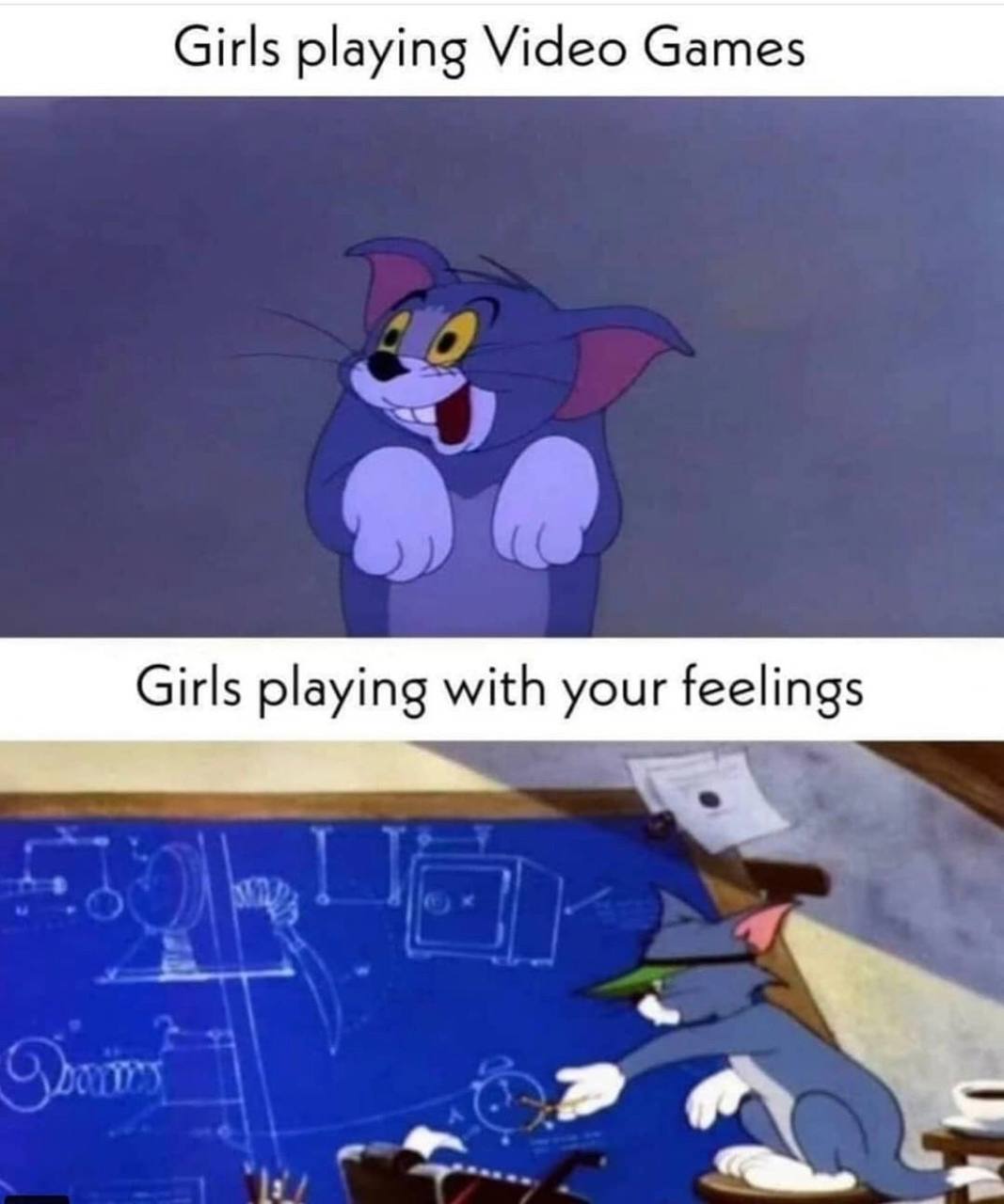 Girls playing Video Games Girls playing with your feelings
