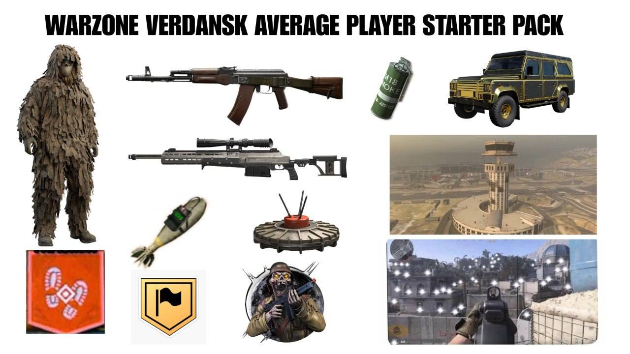 WARZONE VERDANSK AVERAGE PLAYER STARTER PACK в 1 it\