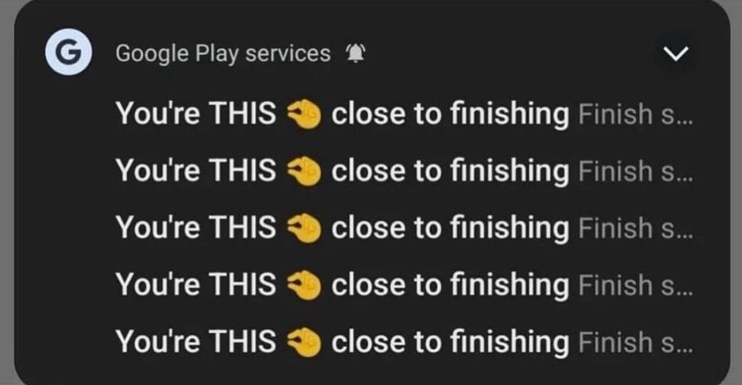 о Google Play services You're THIS close to finishing Finish You're THIS close to finishing Finish You're THIS close to finishing Finish You're THIS close to finishing Finish You're THIS close to fini