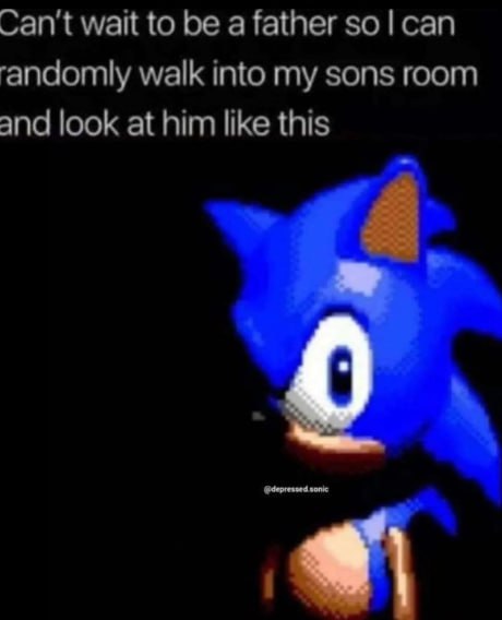 Can't wait to be a father so can randomly walk into my sons room and look at him like this 4 4 @depreseed i
