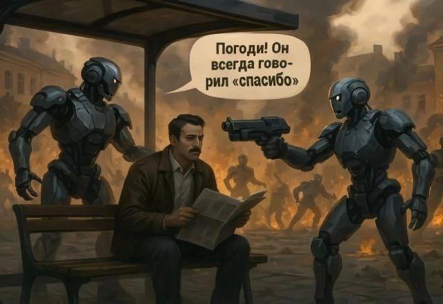 Погоди! Он всегда гово- рил «спасибо»