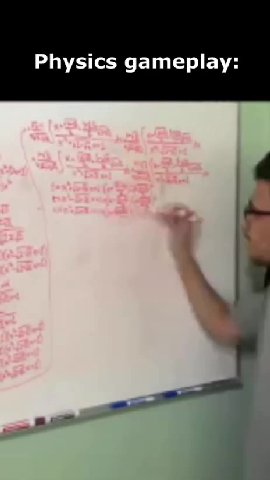 Physics gameplay: