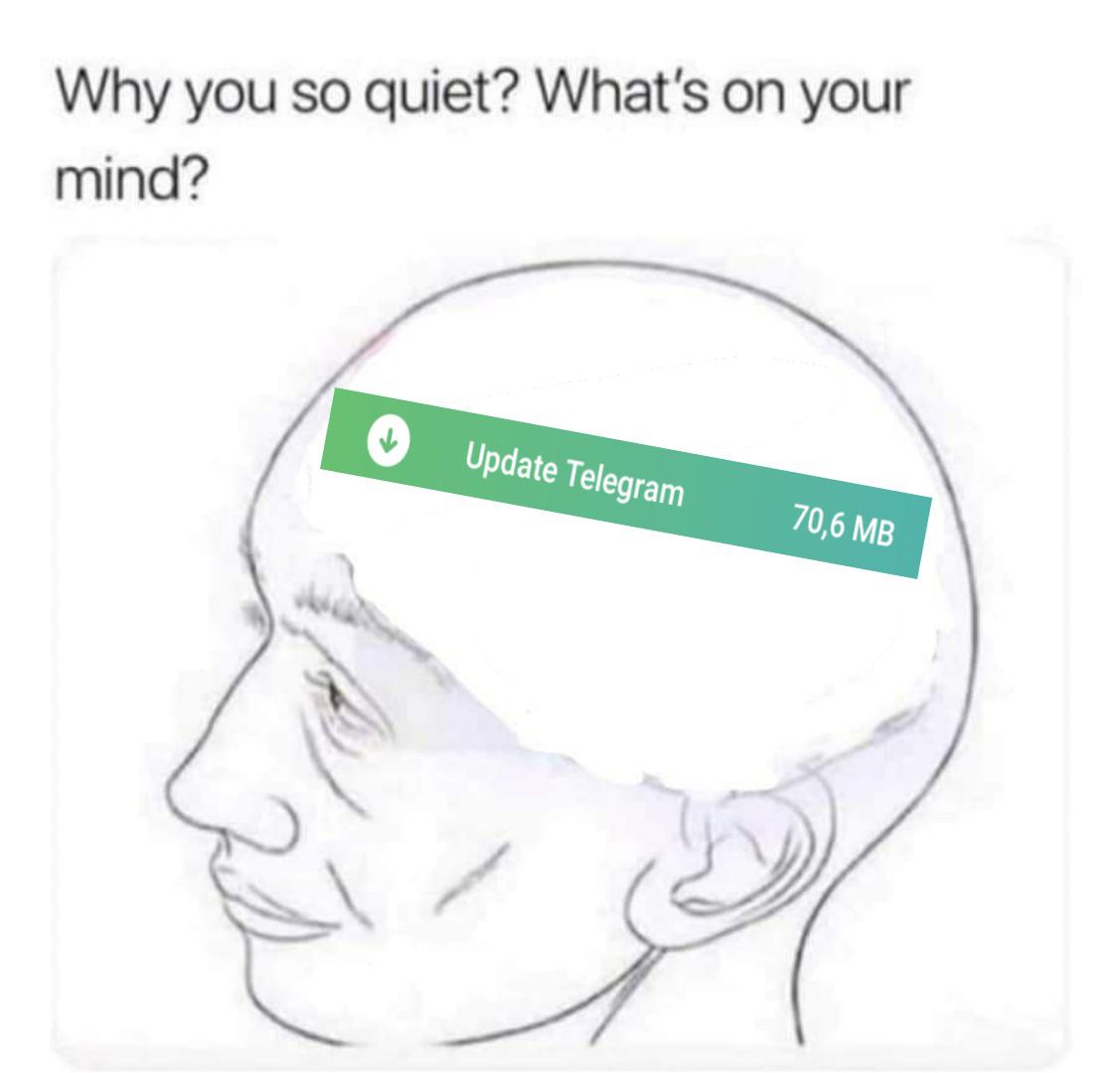 Why you so quiet? What's on your mind?