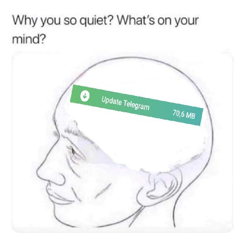 Why you so quiet? What's on your mind?