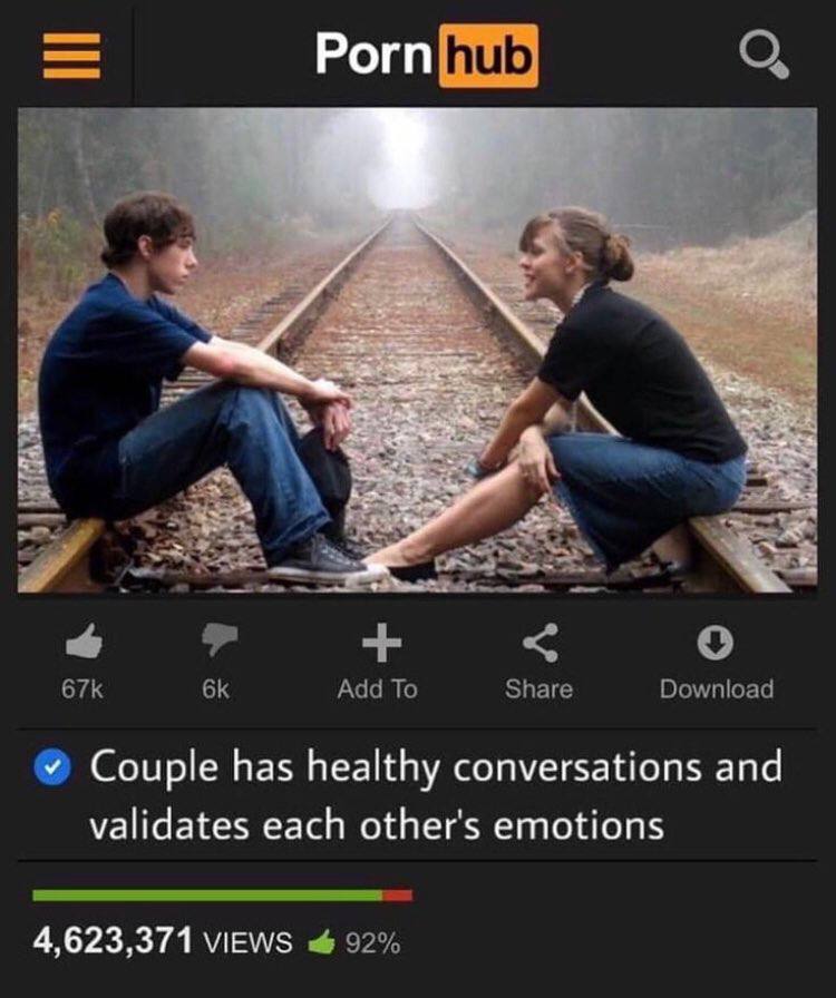 Рогп[ к --а A о Add To Share Download Couple has healthy conversations and validates each other's emotions 4,623,371 VIEWS 92%