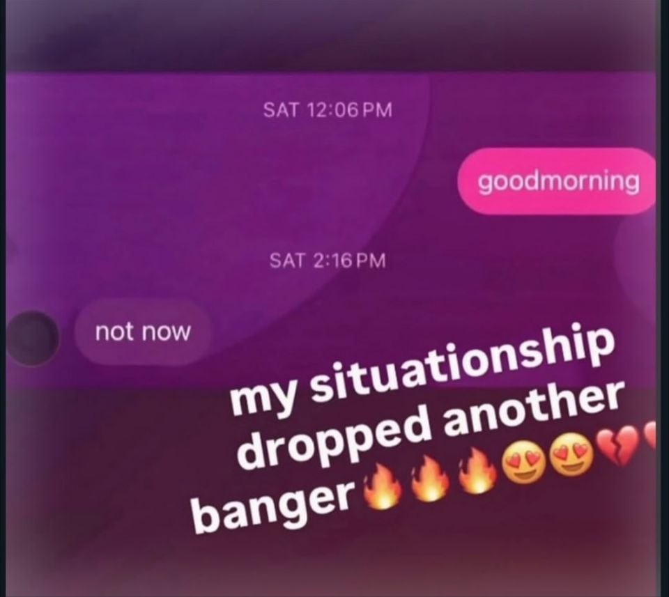 goodmorning not now my
