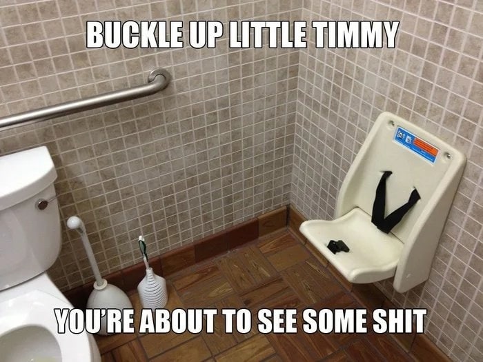 BUCKLE UP LITTLE ABOUT TO SEE SOME SHIT