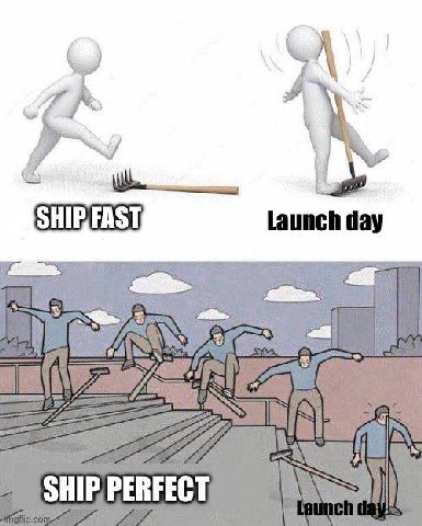 А. Launch day а SHIP. PERFECT