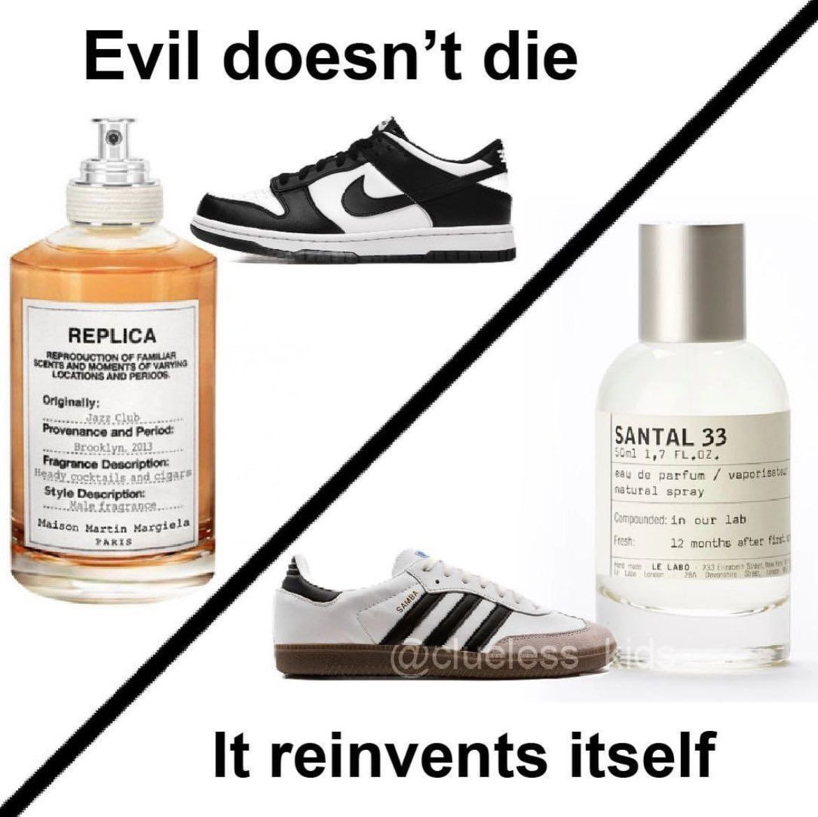 Evil doesn't die REPLICA SCENTS AND MOMENTS OF VARYING OF LOCATIONS AND Provenance and Fragrance SANTAL 33 Style Description: pray Maison FARIS after fir lab It reinvents itself