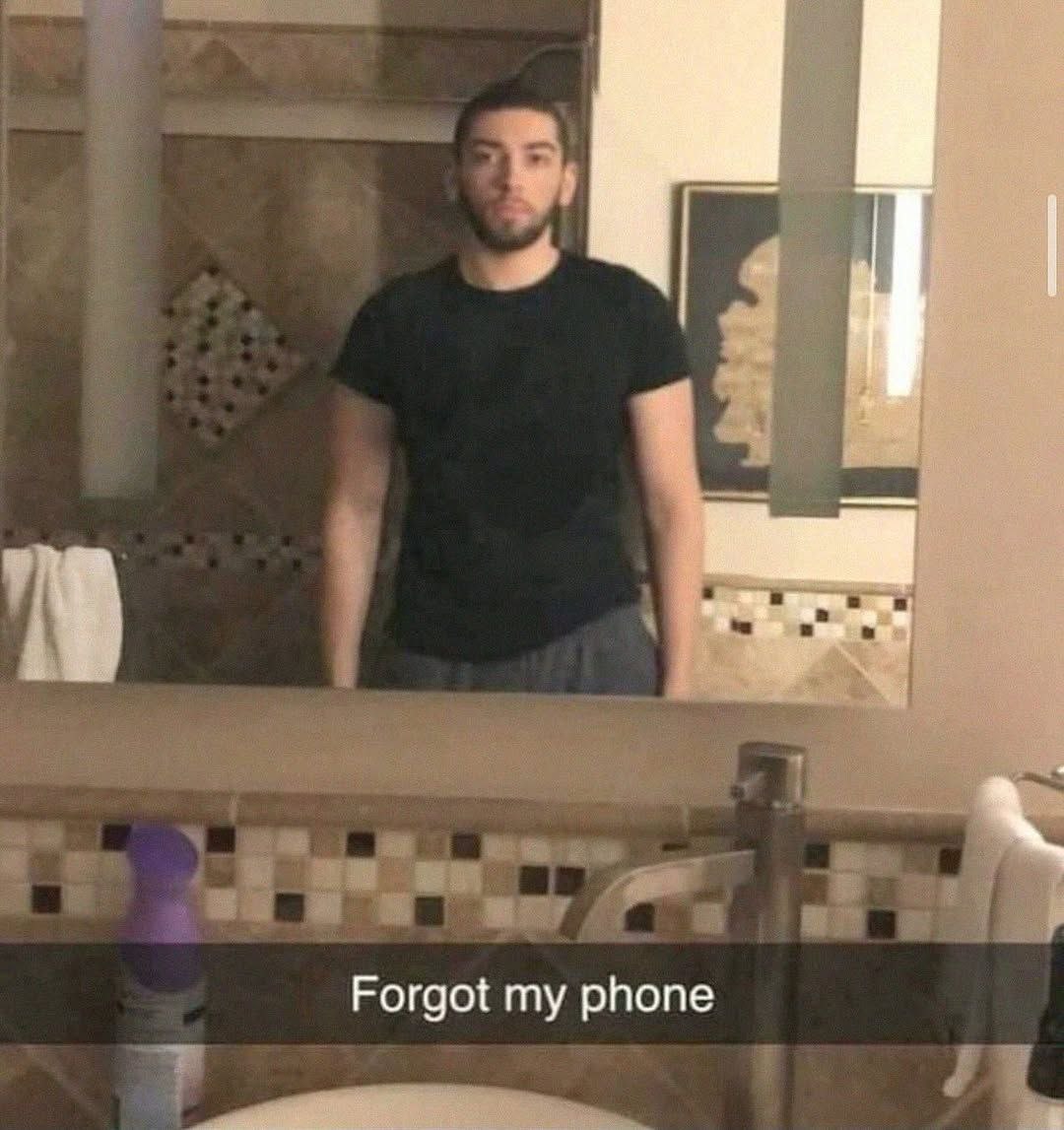 Forgot my phone