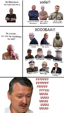 Пригожин, хоба!! смотри как могу Гиркин Игорь Стрелков Игорь Рунов Сергей Иванович Викторович Всеволодович ХОООБАА!! Не плохо... что ты скажешь на это? Пригожин Иосиф Пригожин Евгений Игоревич Викторо