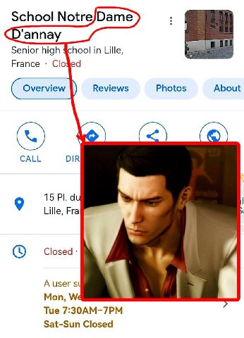 CD'annay Senior high ¢chool in Lille, France Reviews Photos About CALL DIR 15 Lille, Fra Closed А изег Mon, Tue 7:30AM-7PM Sat-Sun Closed