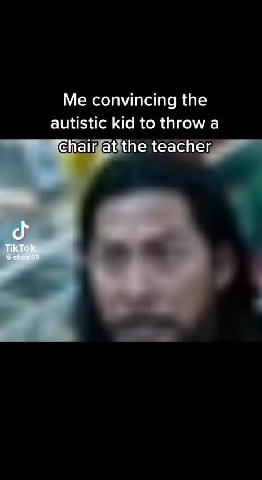 autistic kid to throw a ij i at thelt@achie; у chair а thelteaciteq спаавте teache aay