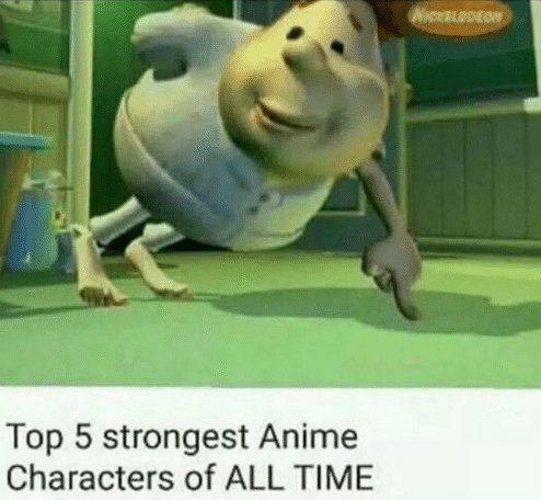 Top 5 strongest Anime Characters of ALL TIME