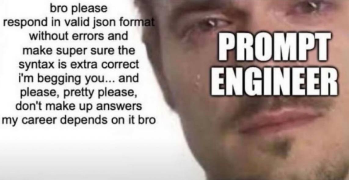 bro please respond in valid json without errors and make super sure the syntax is extra correct begging you... and ENGINEER please, pretty please, don't make up answers my career depends on it bro