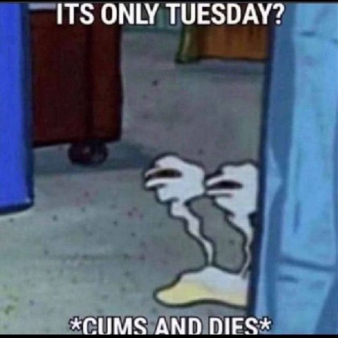 ITS ONLY TUESDAY? *CUMS AND