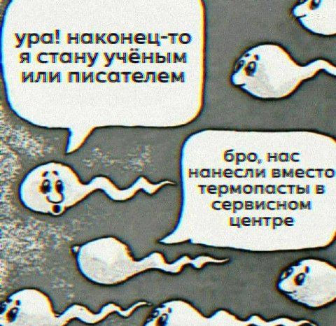 ура! наконец-то я стану ученым или писателем 6 нас нанесли вместо термопасты в сервисном центре