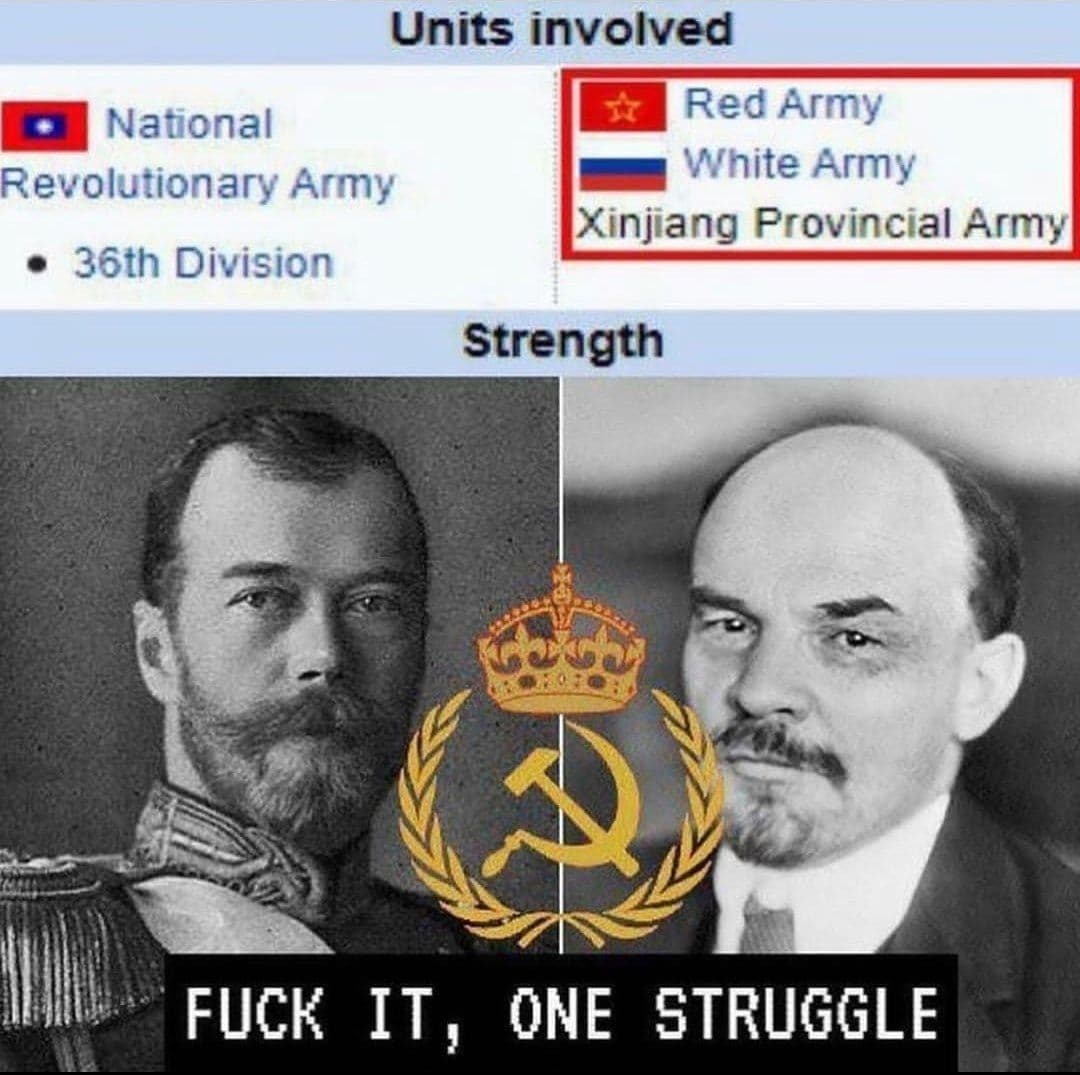 Units involved National Revolutionary Army Army Xinjiang Provincial Army Division Strength FUCK IT, ONE STRUGGLE