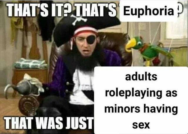 THAT'S adults roleplaying as minors having THAT WAS JUST Sex