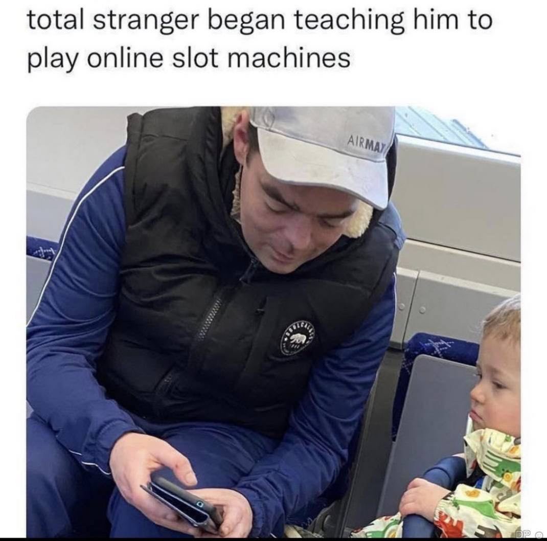 total stranger began teaching him to play online slot machines 1