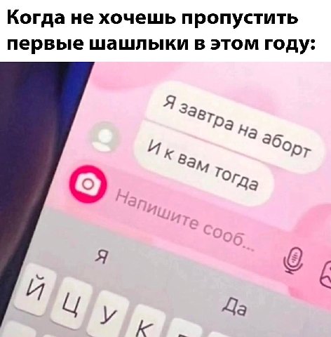 Когда не хочешь пропустить первые шашлыки в этом году: в бор; Я у За