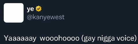 Уаааааау wooohoooo (gay nigga voice)