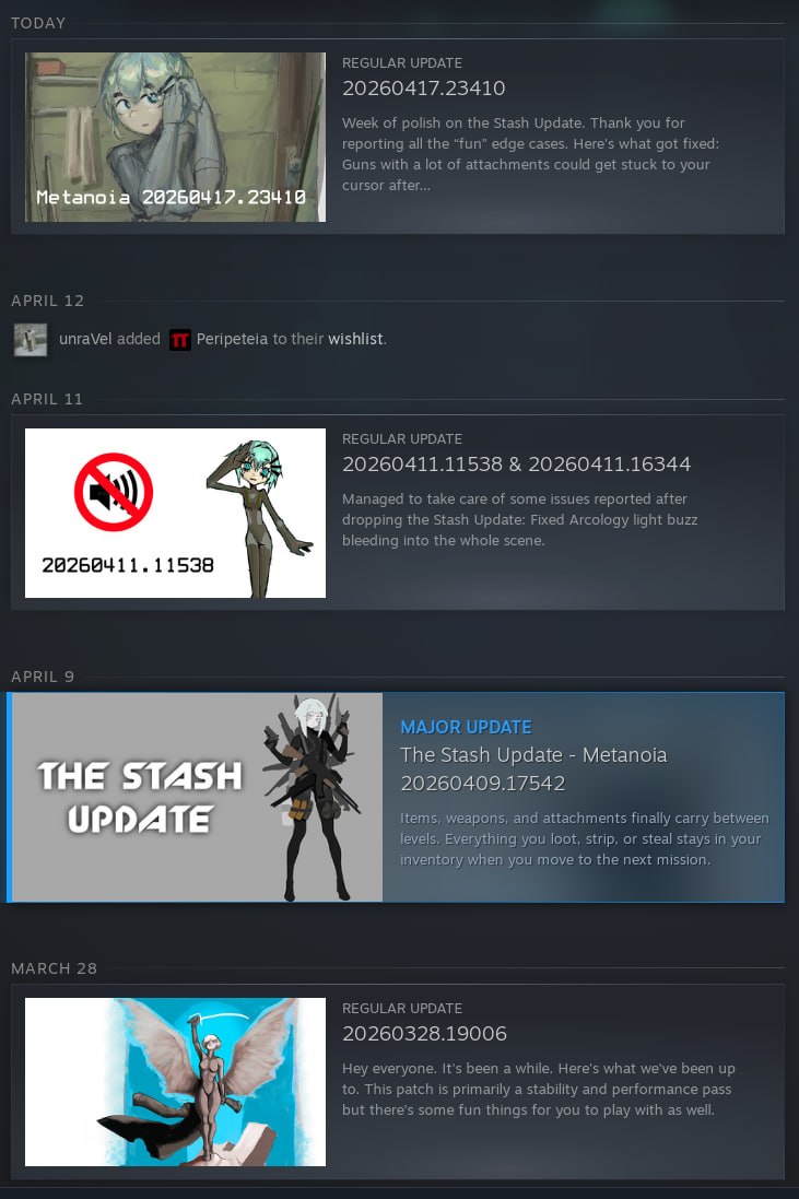 will be there same activity with Psycho Patrol R? 
I highly doubt it, but Peripeteia devs cooking good