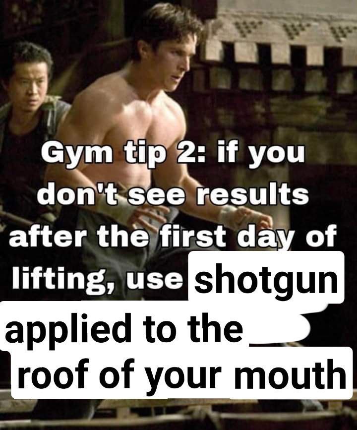 tip 2: if you results after day of lifting, изе Shotgun applied to the roof of your mouth