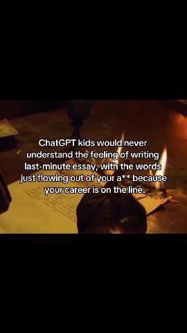 (Спа{СРТ kids would never understand|the}feelinglof writing last-minute essay, with the words т jUStflowingloUtofyourjas* because your cancer is on thalits just flowing out of your a** because ‘ under