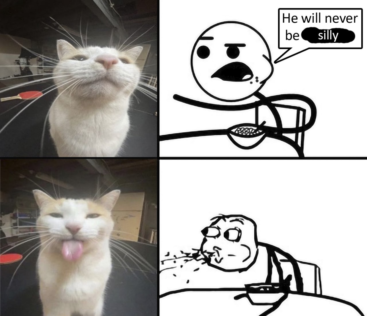 Не will never