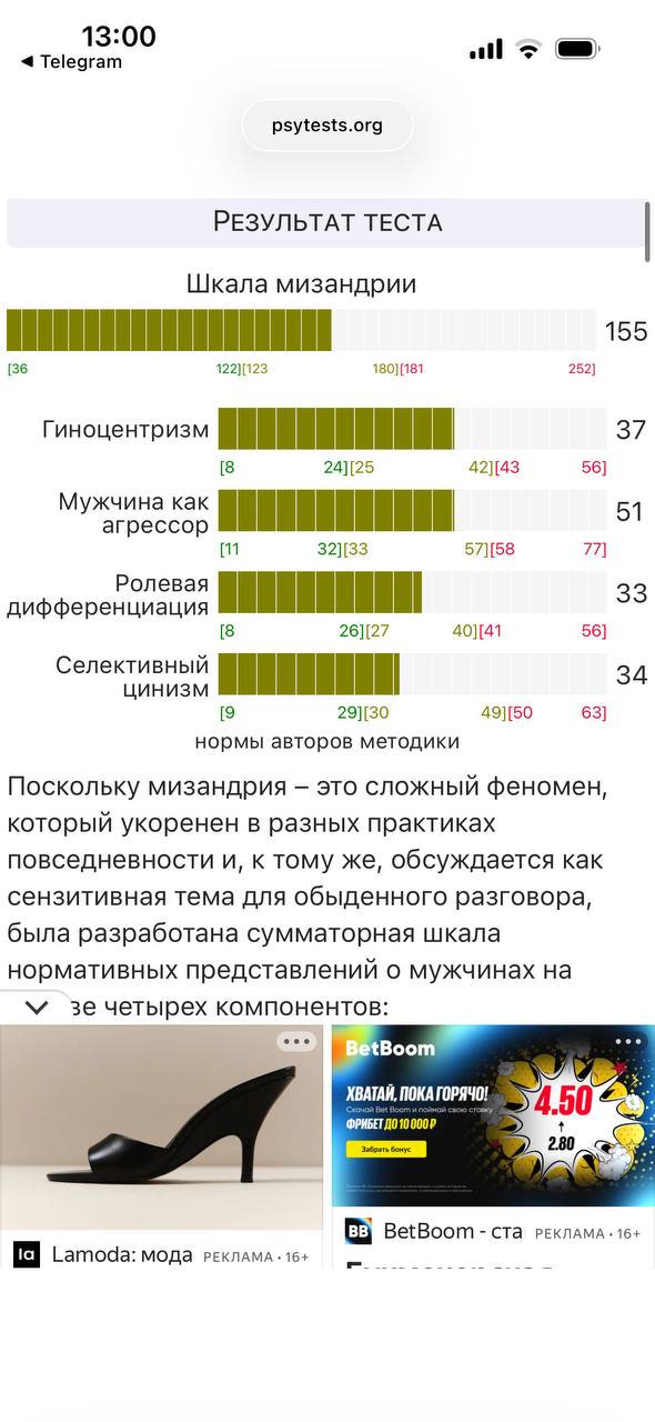 не забывайте что я жуткий мизогин