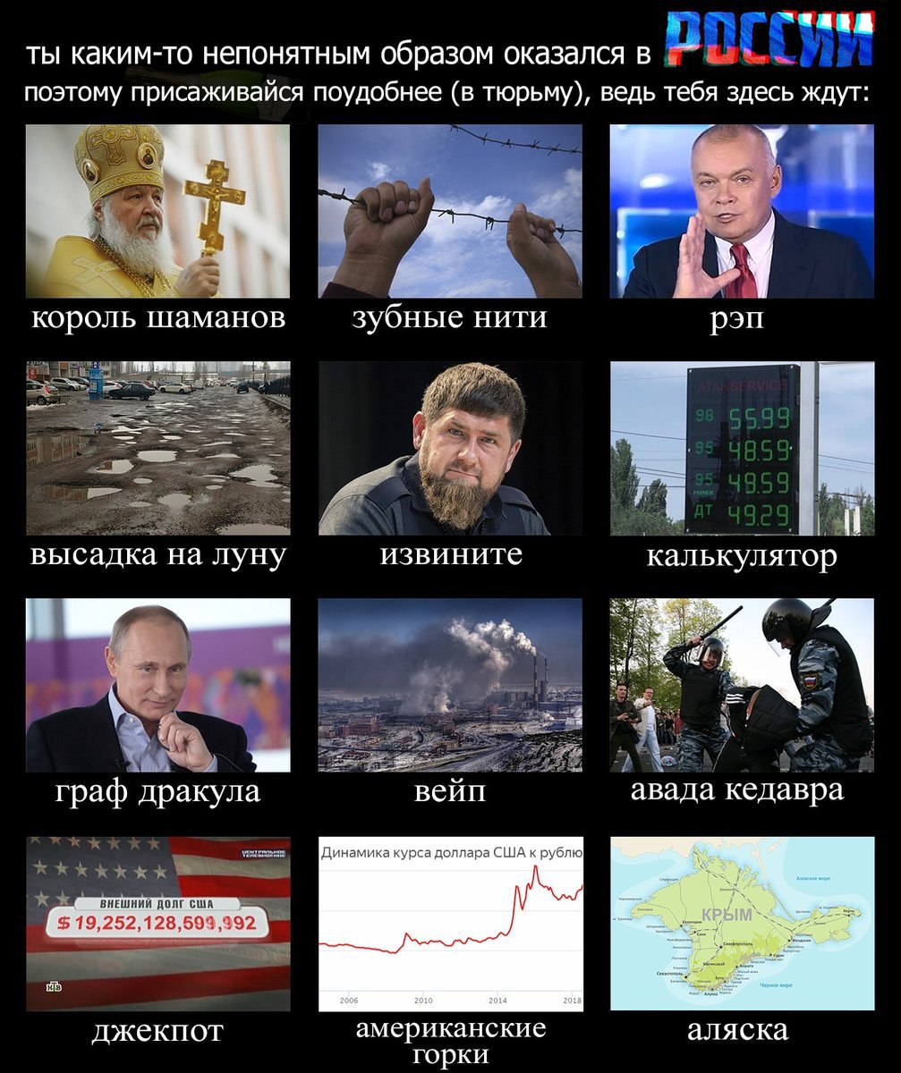 ты каким-то непонятным образом оказался в поэтому присаживайся поудобнее (в тюрьму), ведь тебя здесь ждут: 2 король шаманов зубные нити рэп a высадка луну извините калькулятор граф дракула вейп авада 