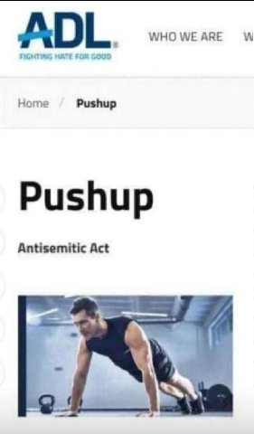 WHO WE ARE FIGMTING HATE FOR GOOD Home Pushup Pushup Antisemitic Act